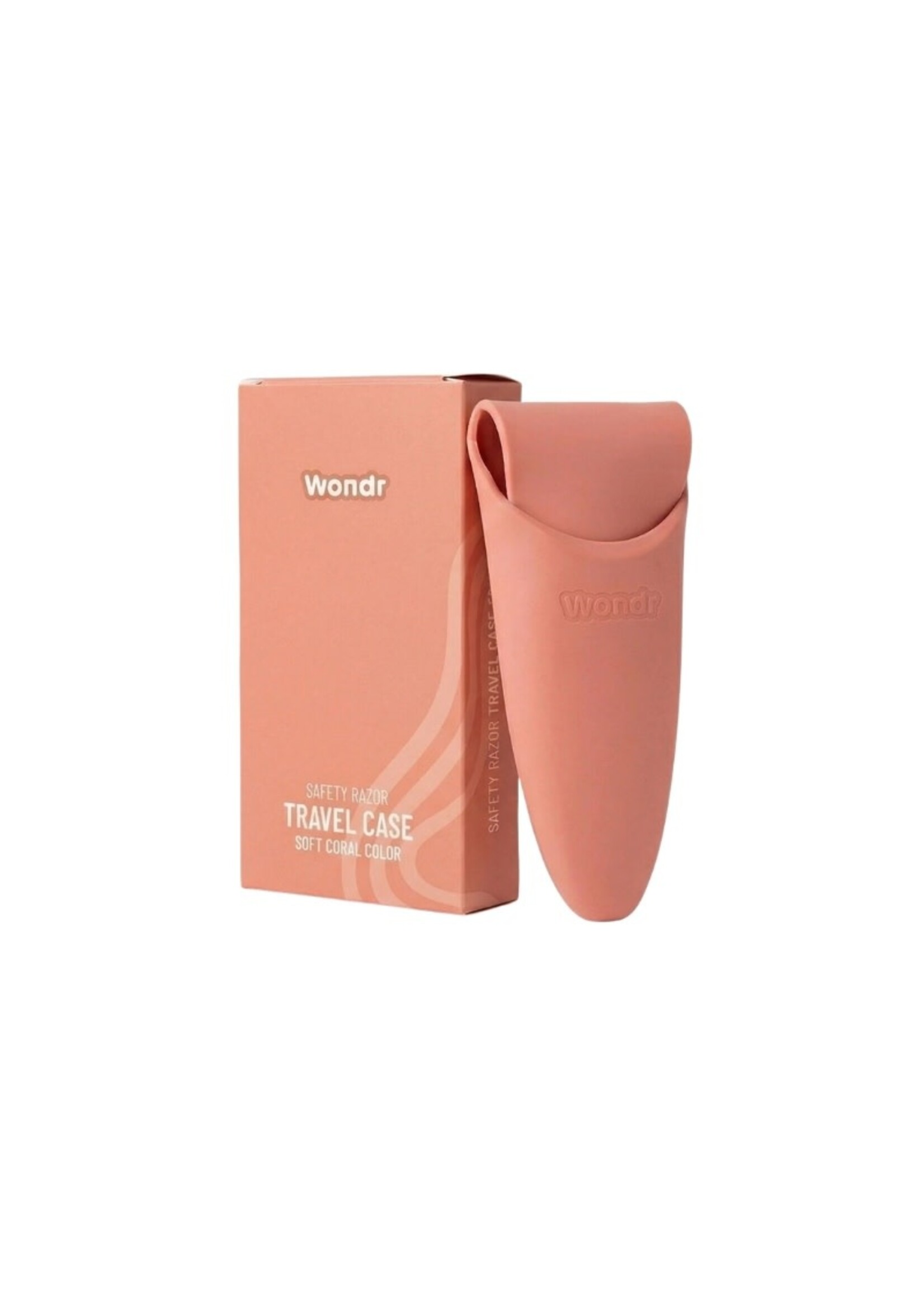 Wondr Safety Razor Travel Case - Soft Coral