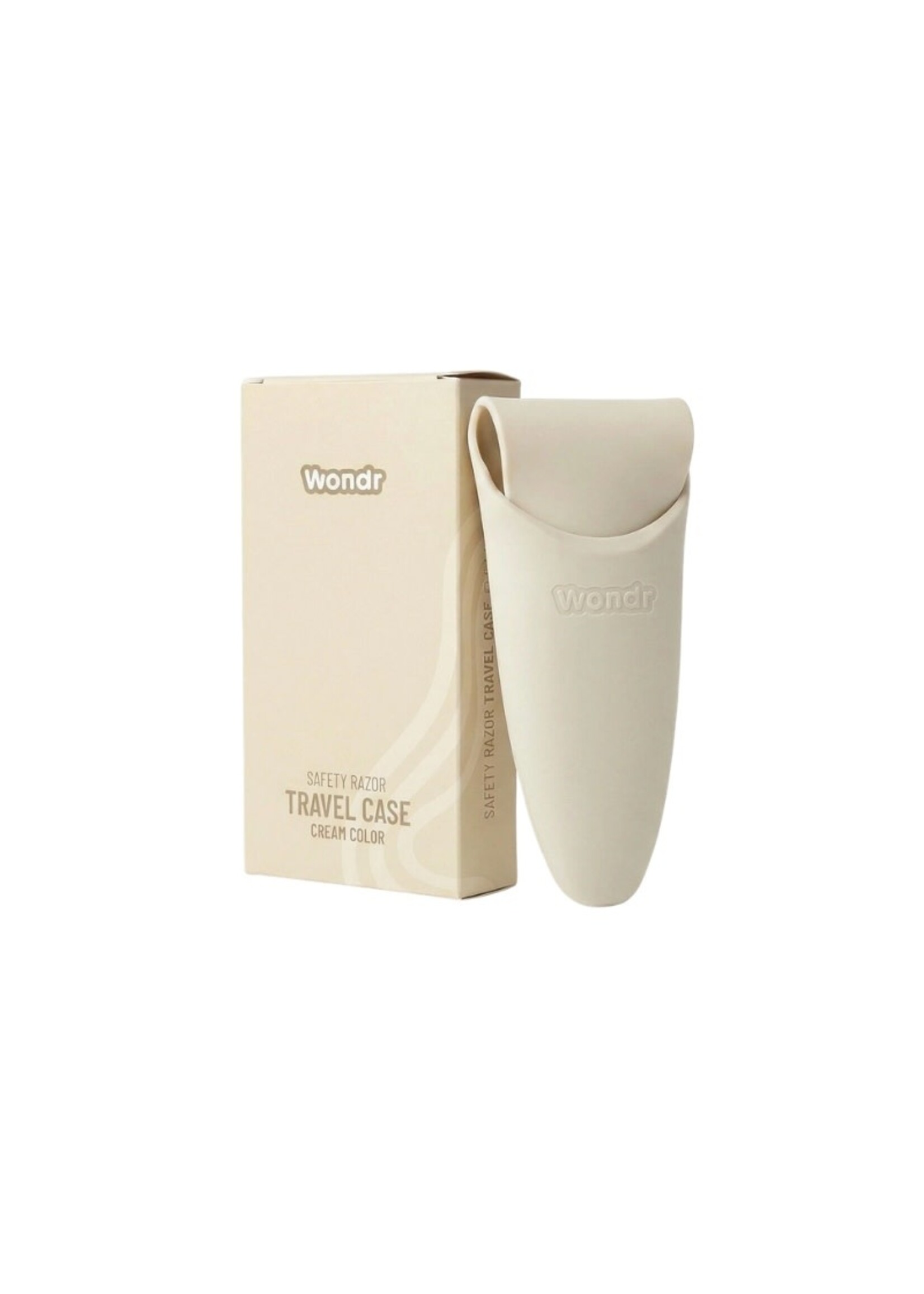 Wondr Safety Razor Travel Case - Cream