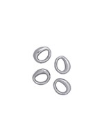 Ferm Living Orrith Napkin Rings - Set of 4 - Silver