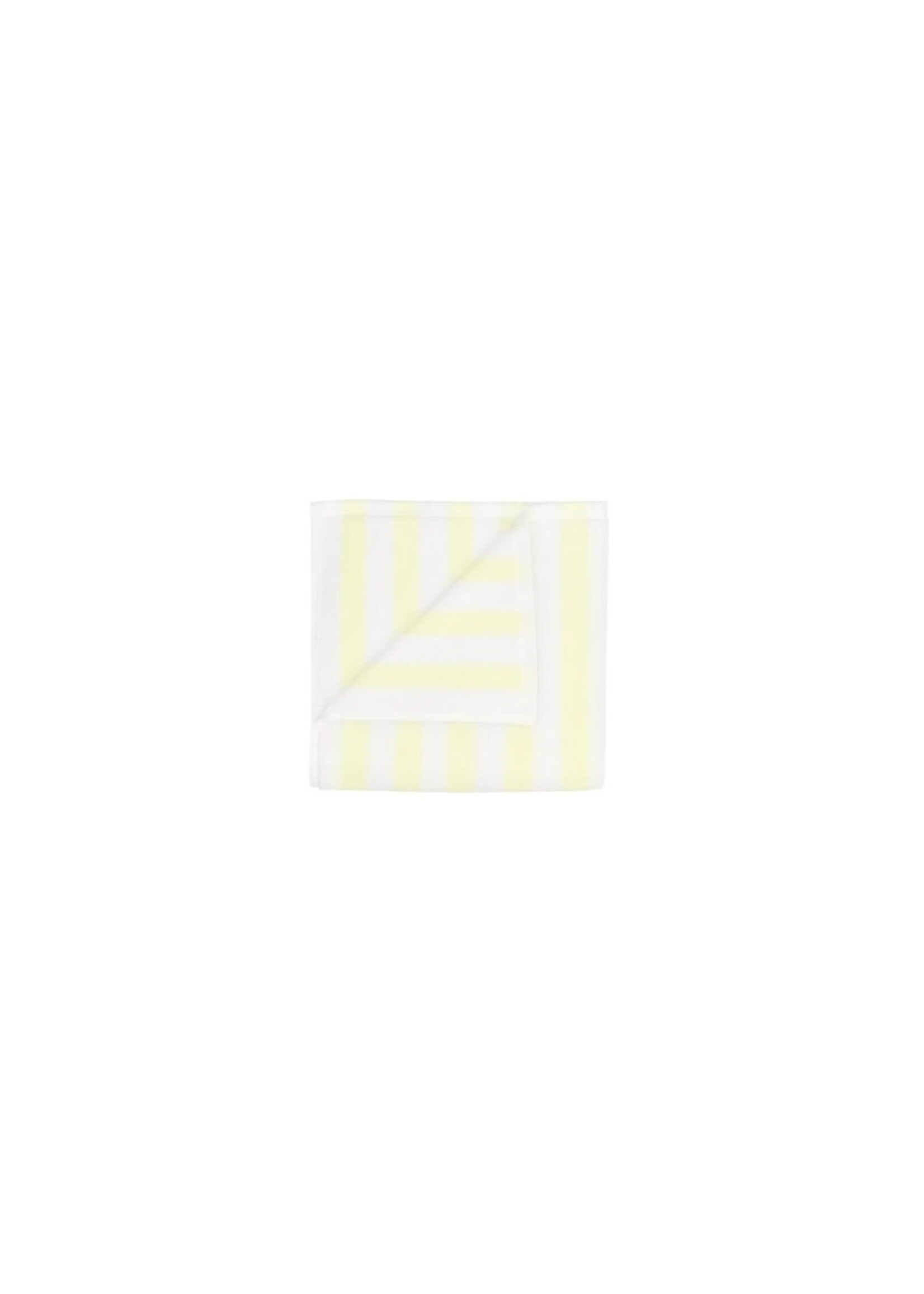 Blomus Arto Guest Towel - Thick Stripe - White/Transparent Yellow