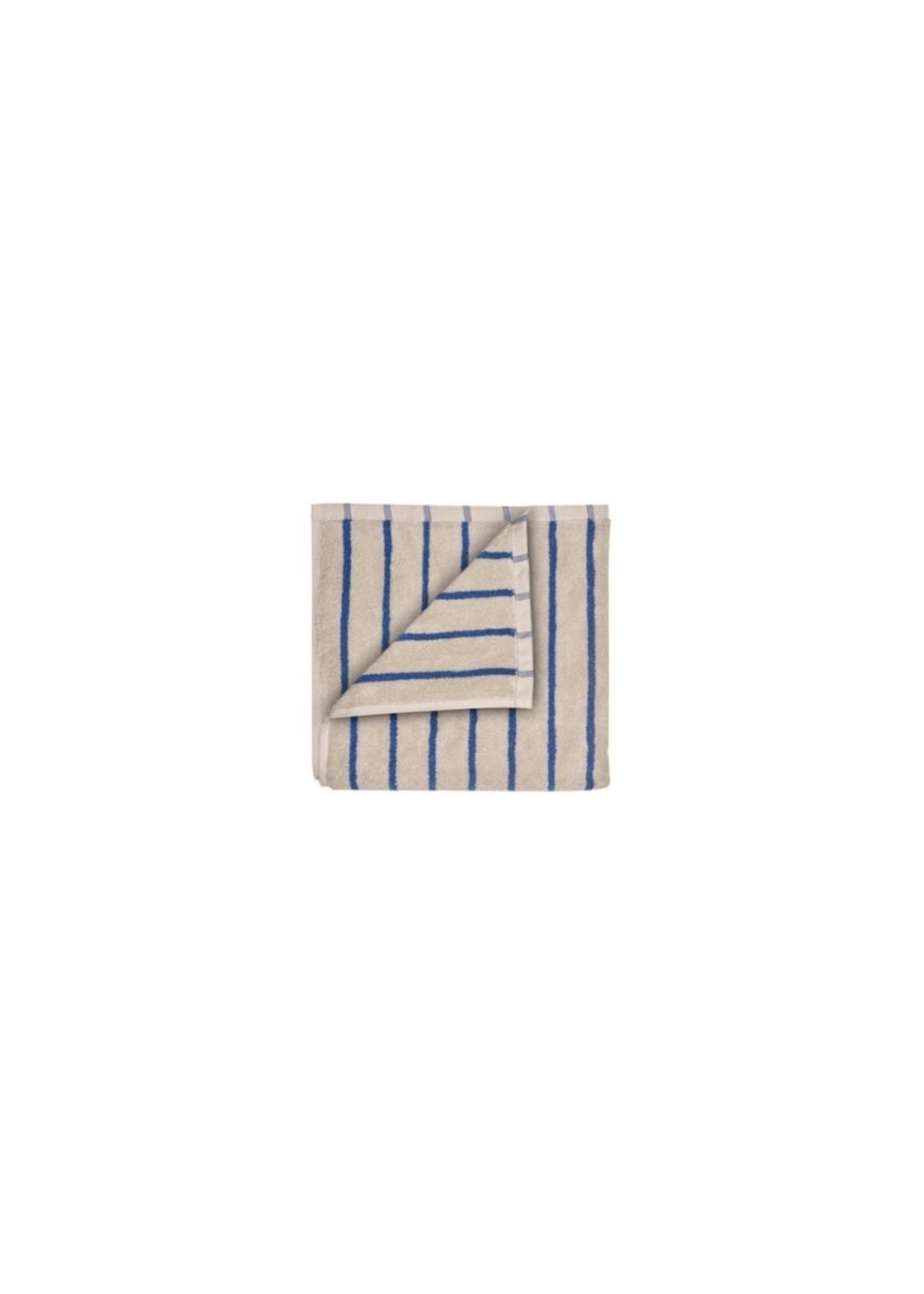 Blomus Arto Guest Towel - Moonbeam/Mazarine Blue