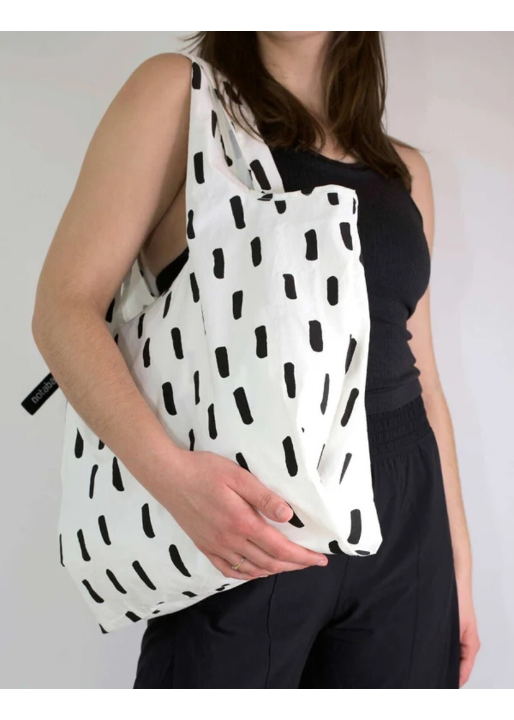 Notabag Tote Bag - Black Brush
