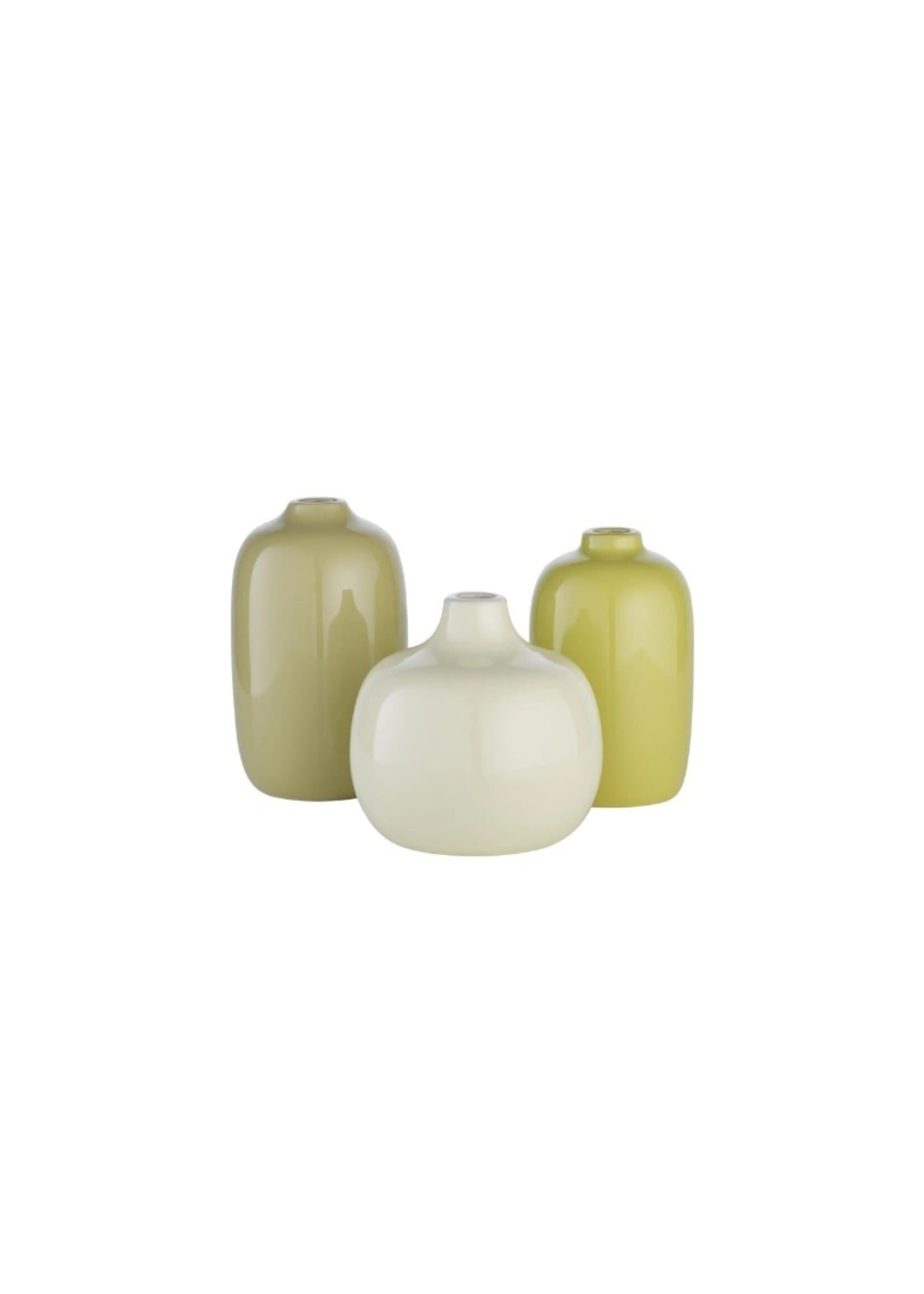 Blomus Ceola vaasjes set - geel