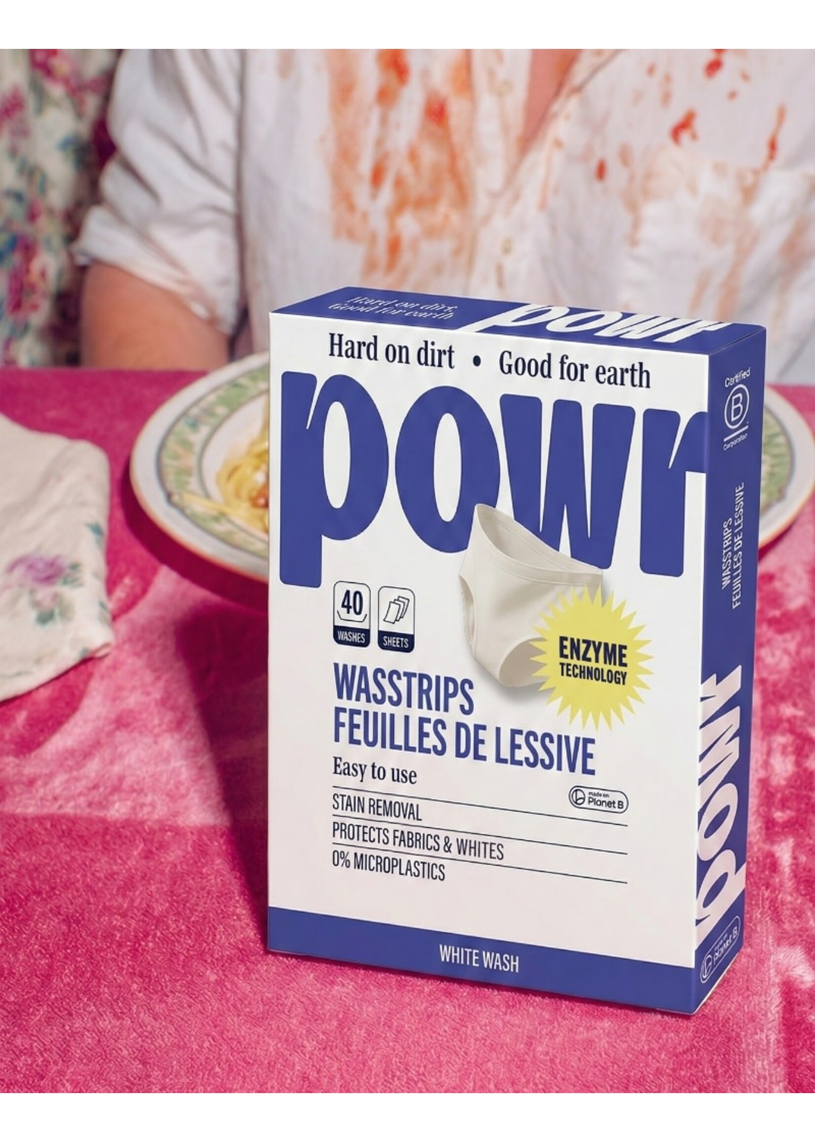 Powr wasstrips - witte was