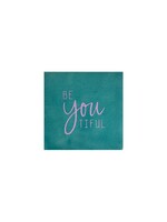 YETT Quote tegeltje - beYOUtiful groen/roze