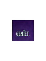YETT Quote tegeltje - geniet paars/mint