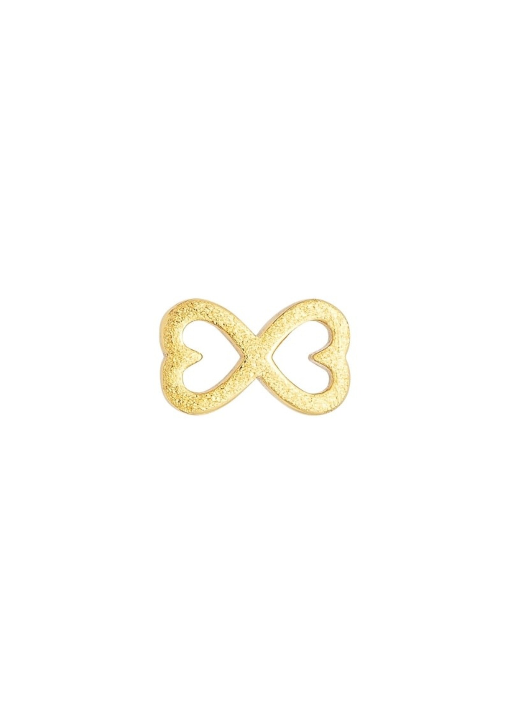 LULU Copenhagen Infinite Love oorstud - Gold Plated