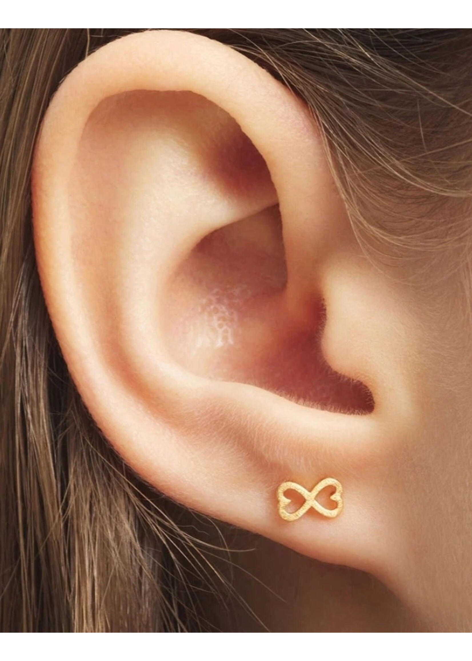 LULU Copenhagen Infinite Love oorstud - Gold Plated