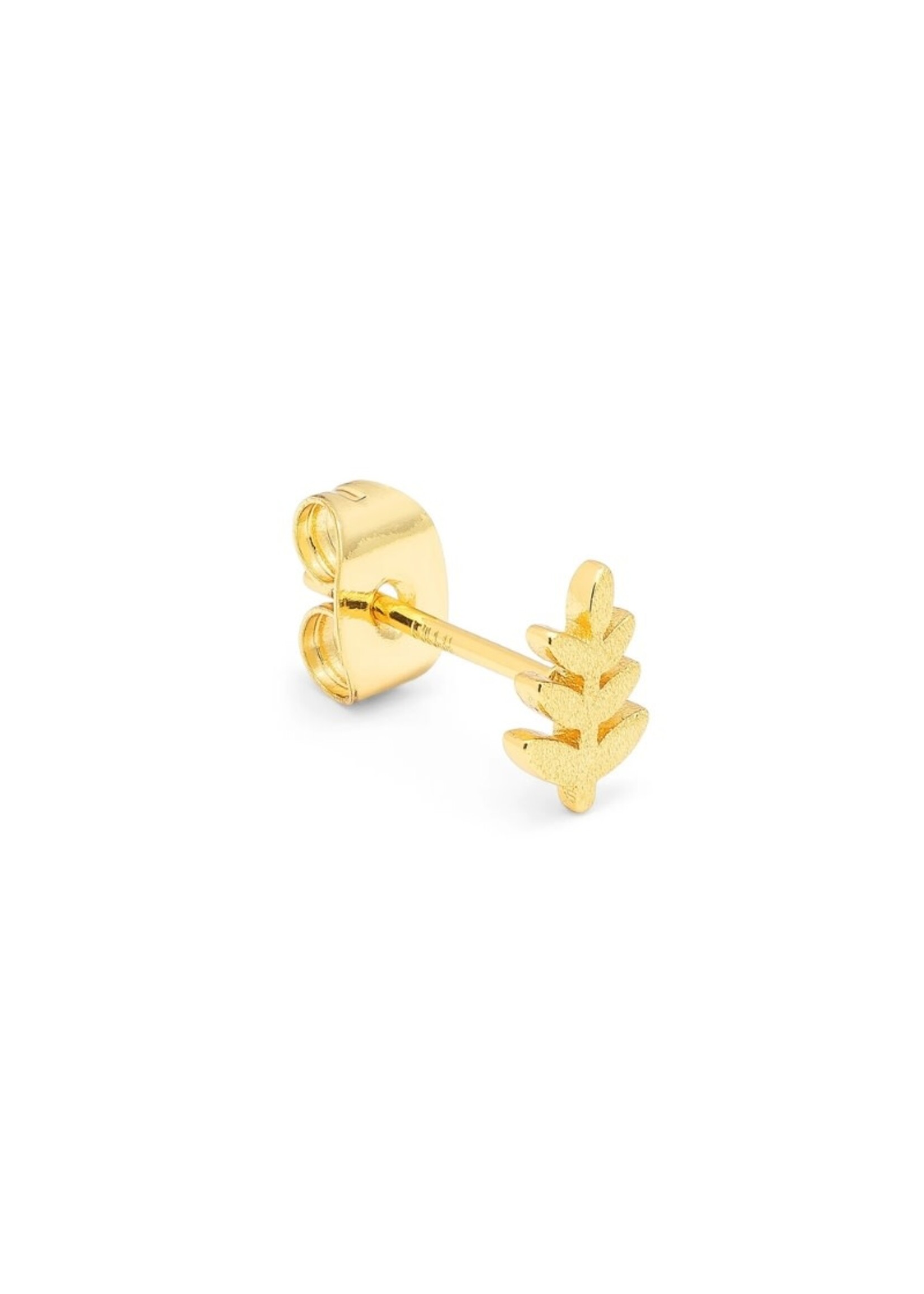 LULU Copenhagen Olive Branch oorstud - Gold Plated