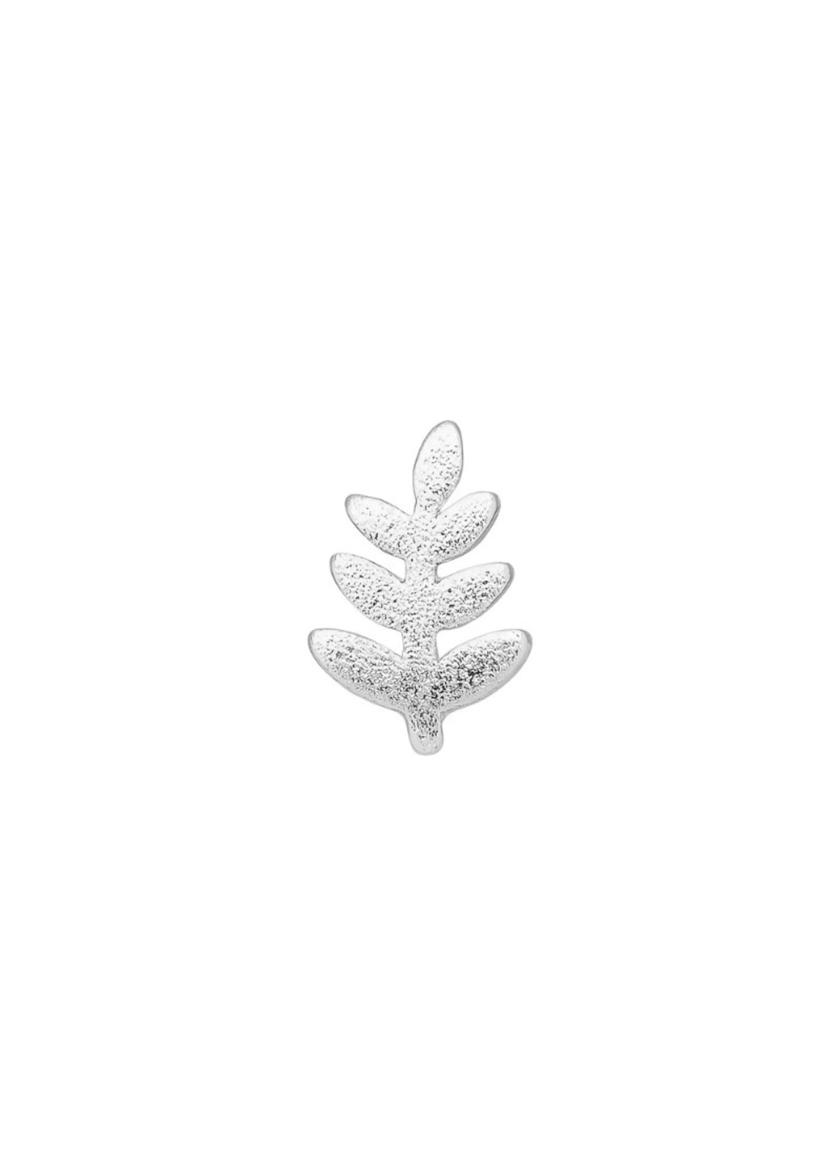 LULU Copenhagen Olive Branch oorstud - Silver