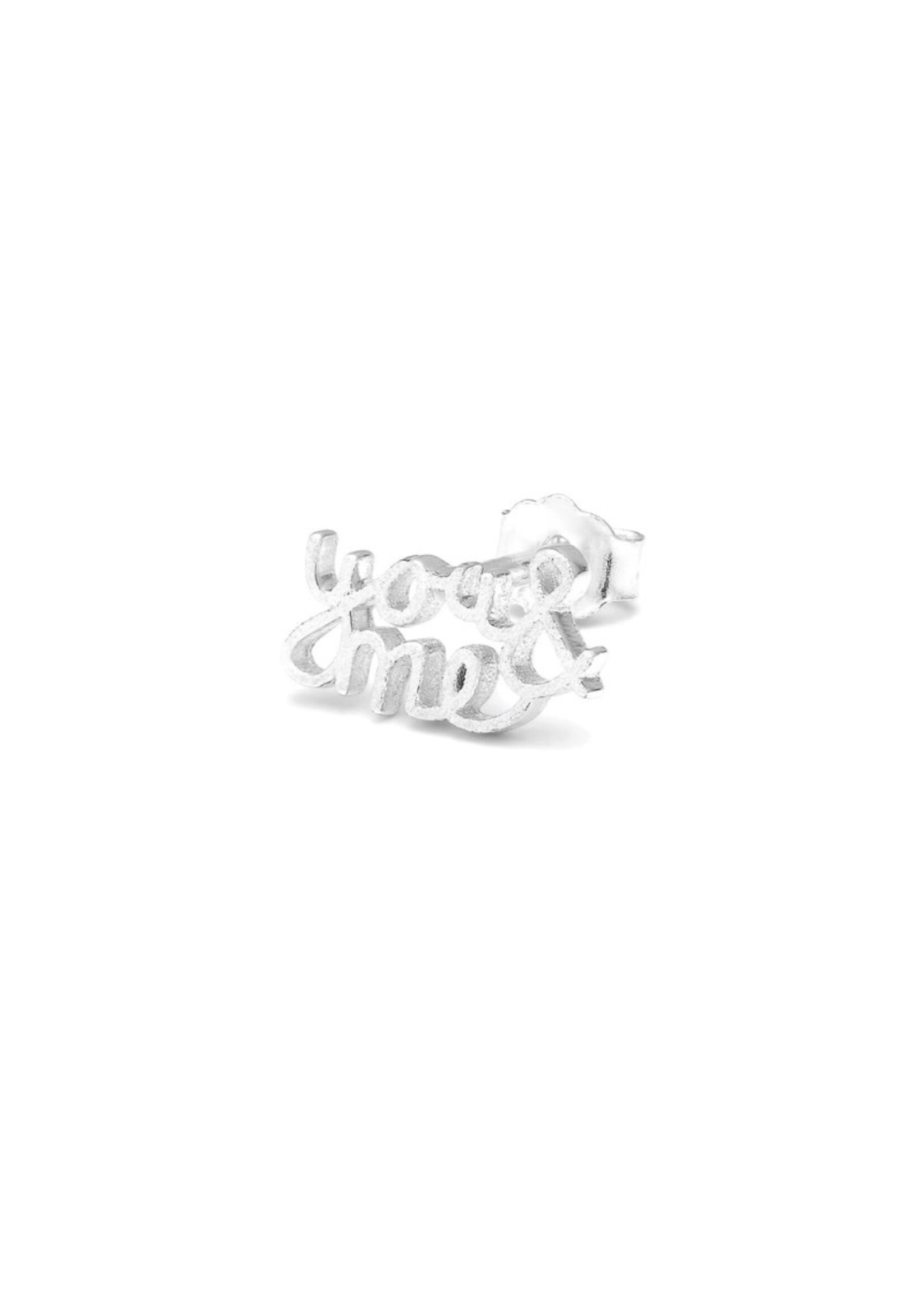 LULU Copenhagen You&Me oorstud - Silver