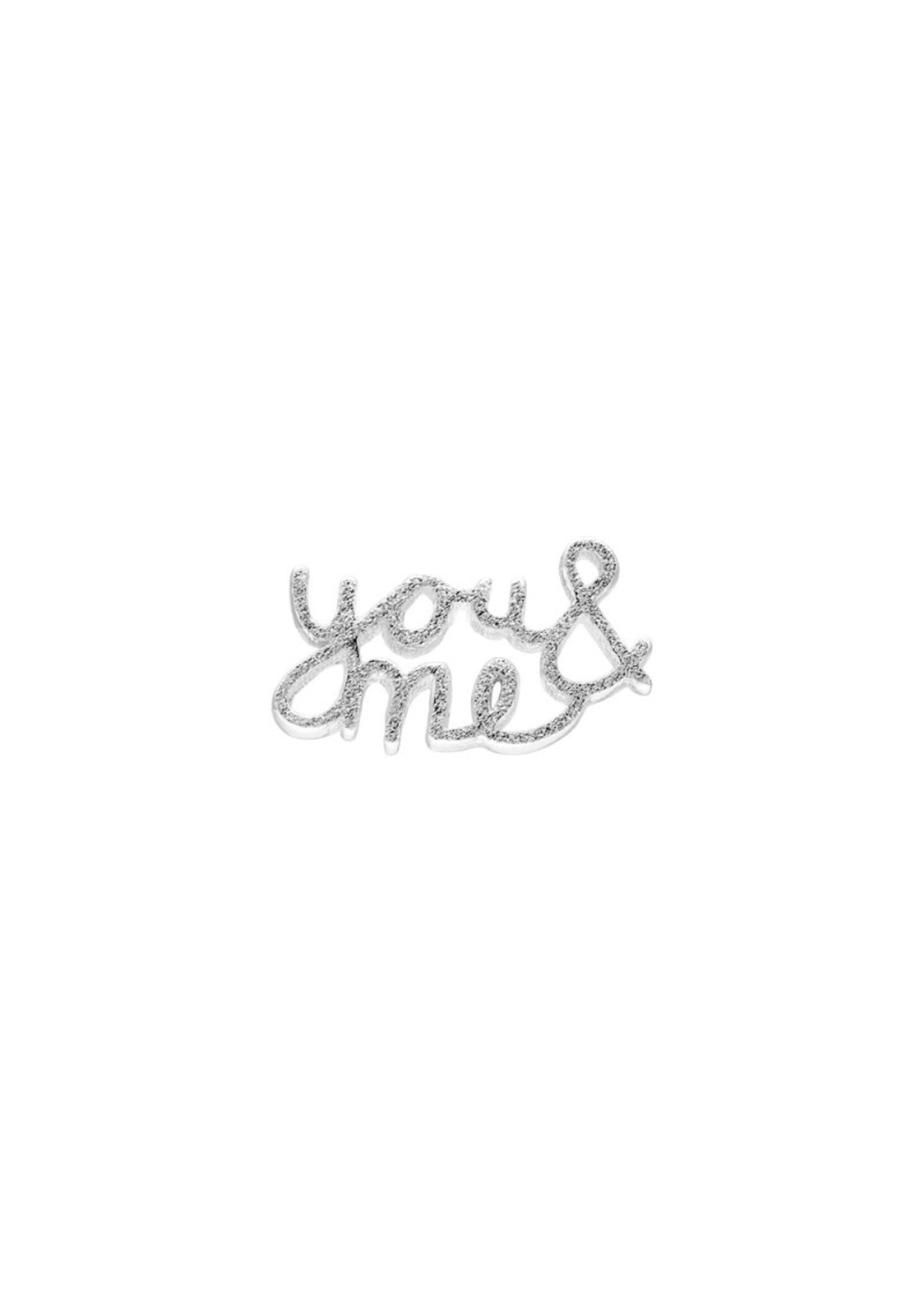 LULU Copenhagen You&Me oorstud - Silver