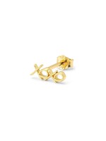 LULU Copenhagen XOXO oorstud - Gold Plated