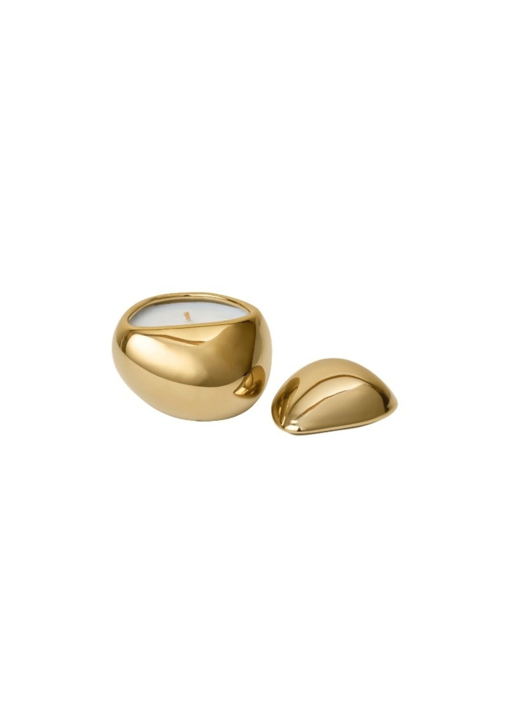 Ferm Living Bellure Scented Candle - Brass Finish