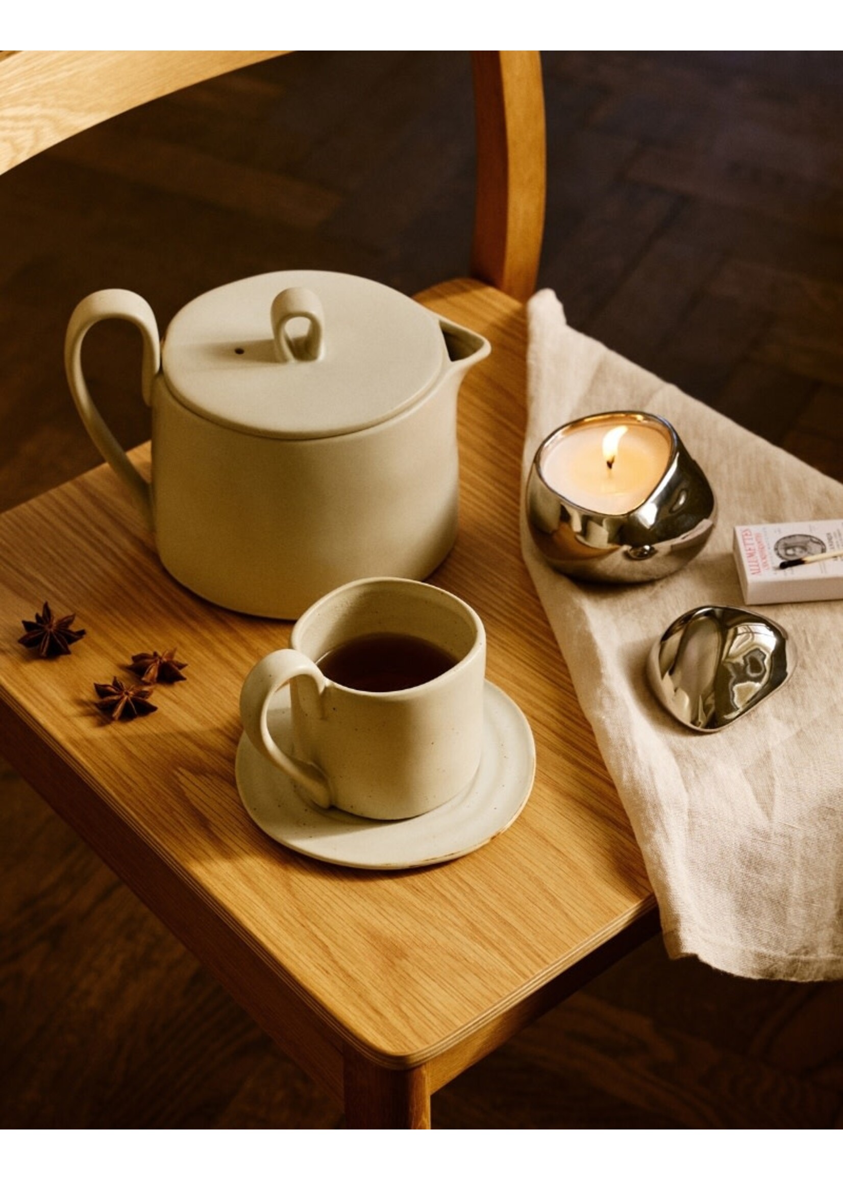 Ferm Living Bellure Scented Candle - Brass Finish