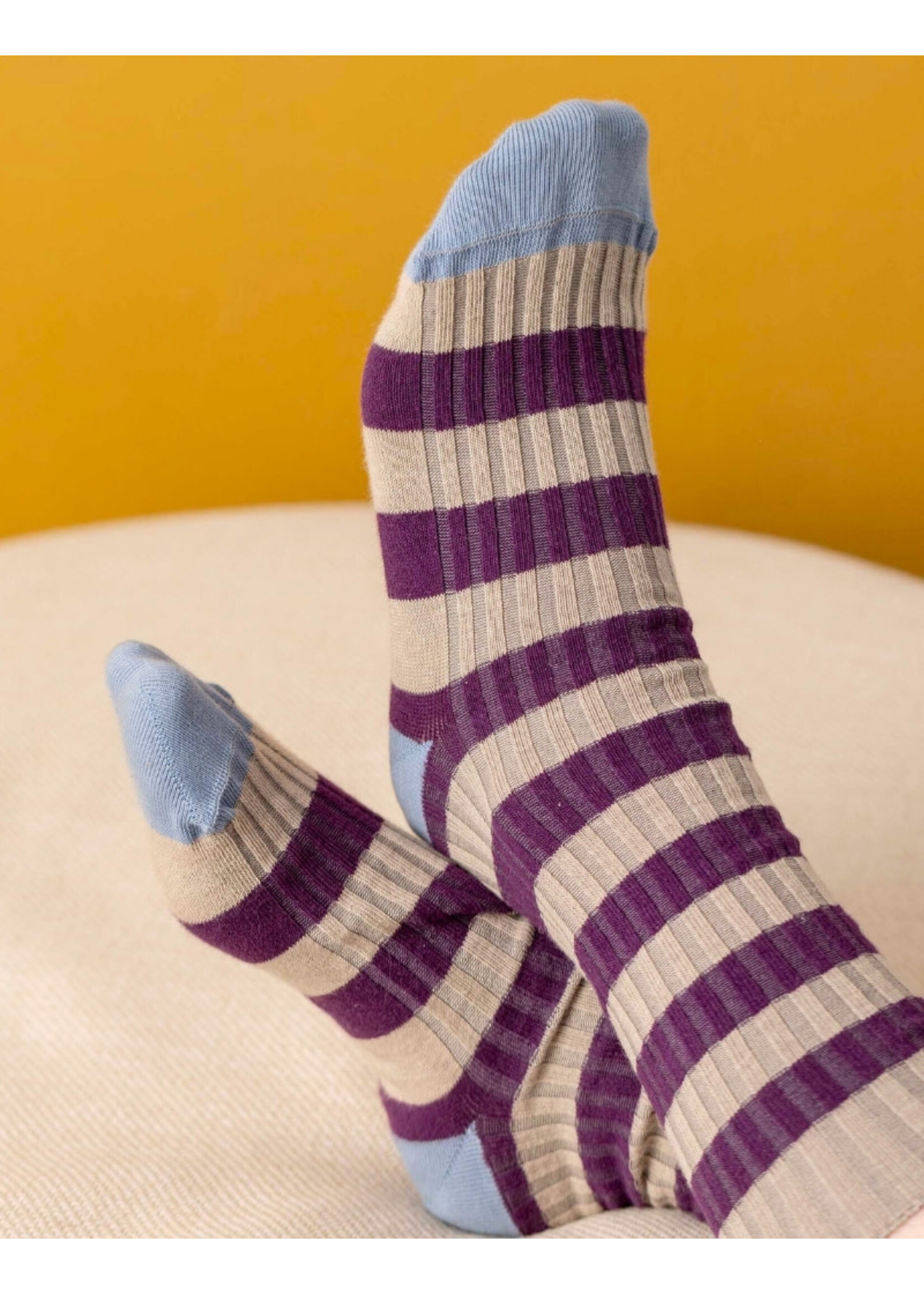 La Cerise sur le Gâteau Colette Socks - Burgundy - 39/41