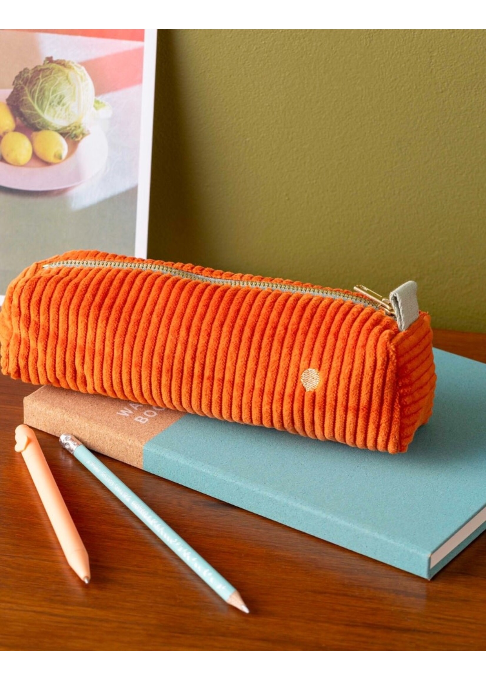 La cerise sur le gâteau Pencil Pouch - Loen Terracotta