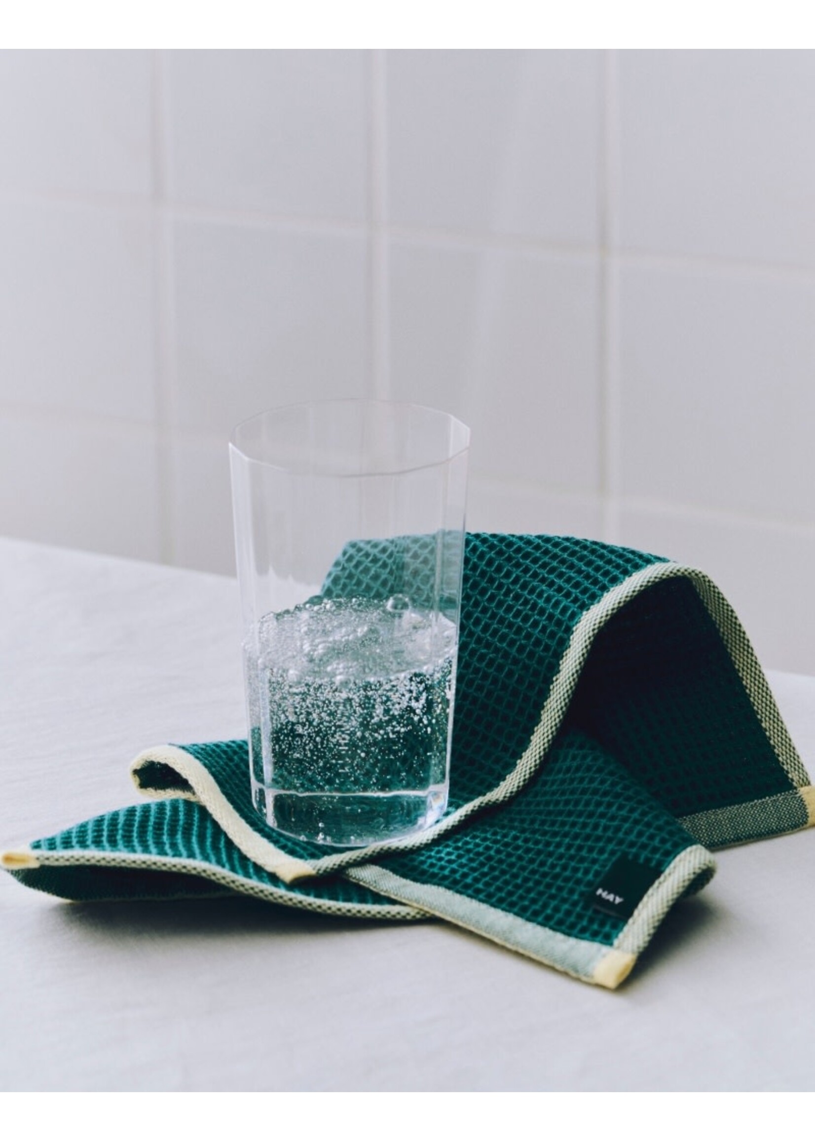 HAY Canteen Dish Cloth - Green/Yellow