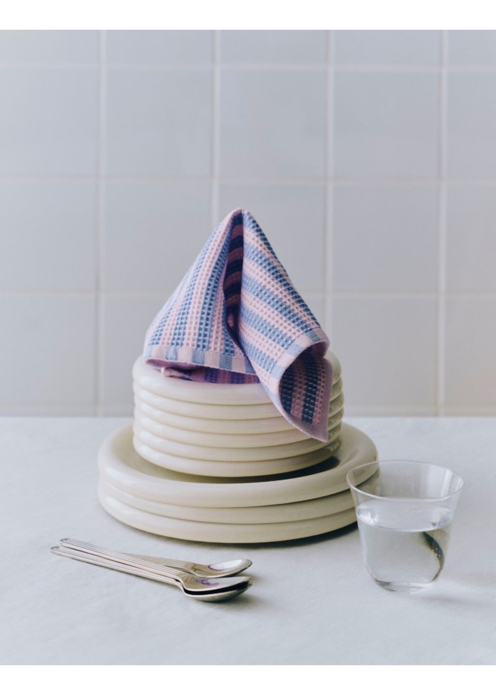 HAY Canteen Dish Cloth - Sky Blue/Pink