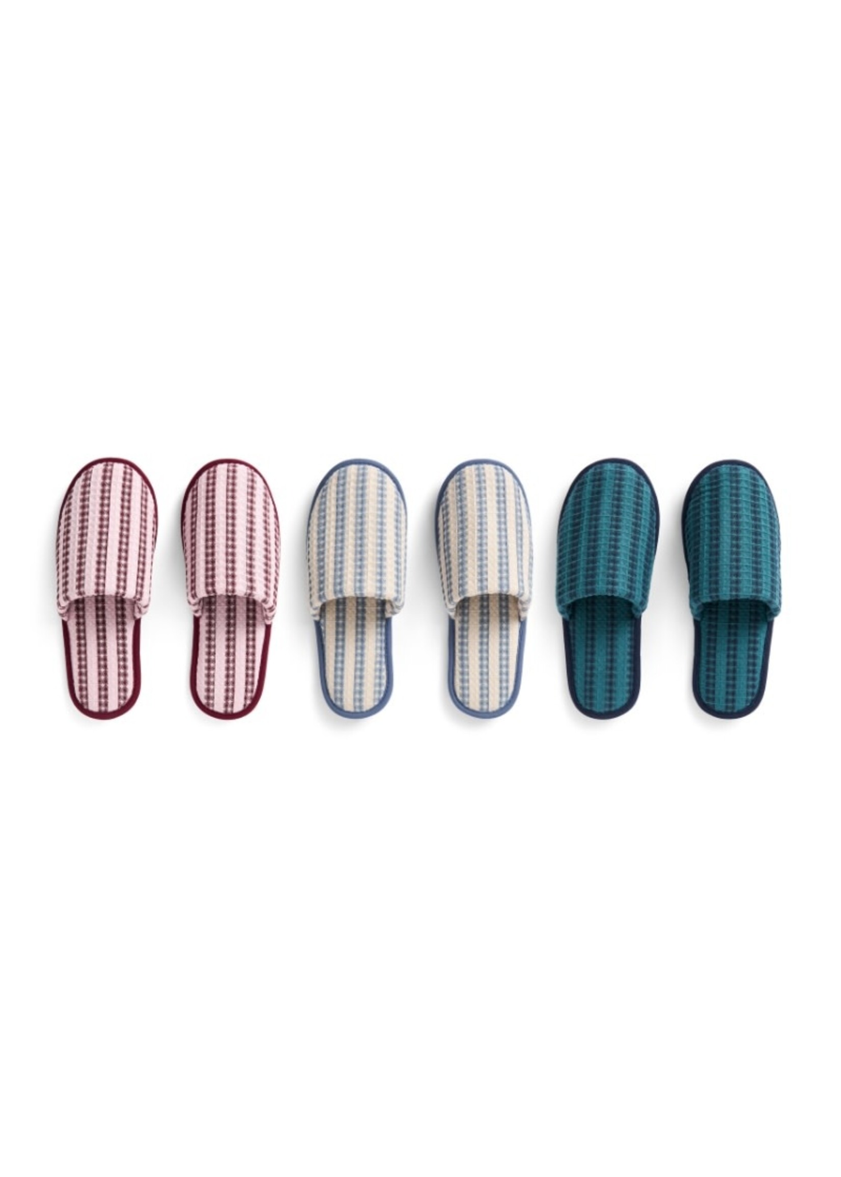 HAY Waffle Slippers - Petrol Blue