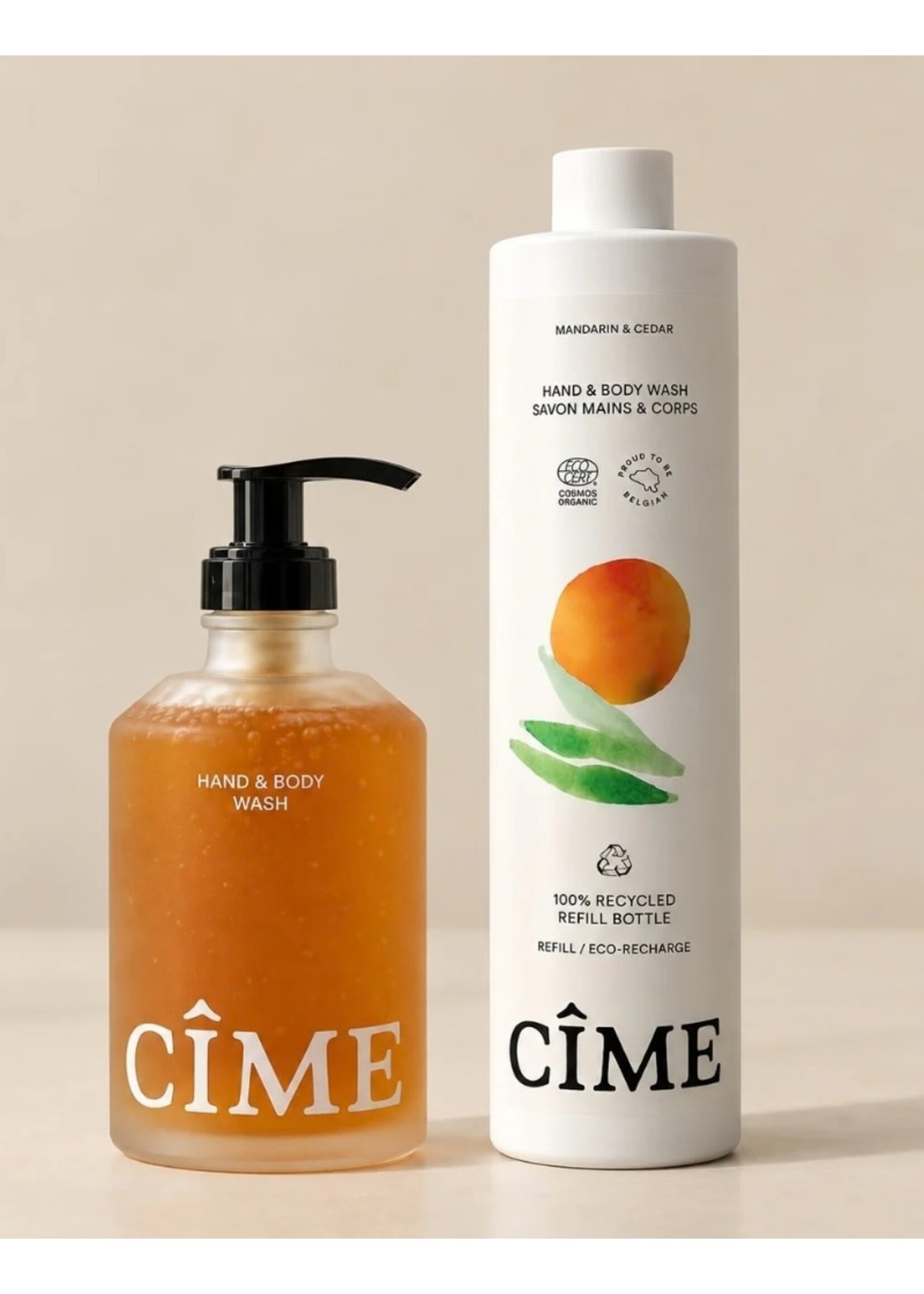 Cîme Hand & body wash - glazen fles
