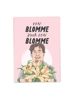 Kaart Blanche Blomme voor een blomme
