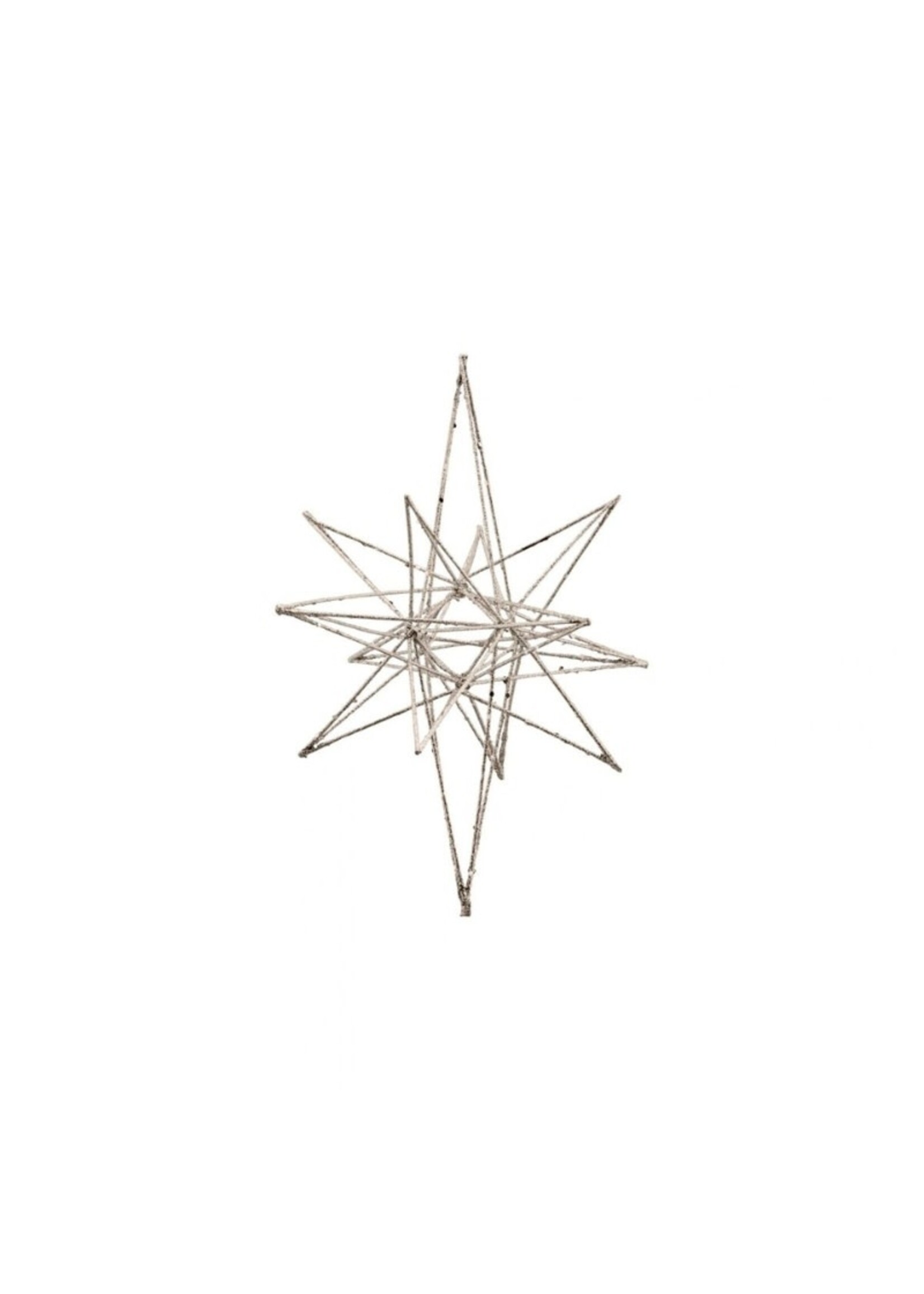 House Doctor Christmas Star Champagne Ø21