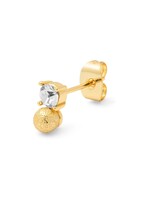 LULU Copenhagen Diamond Eye oorstud - Gold Plated/Crystal