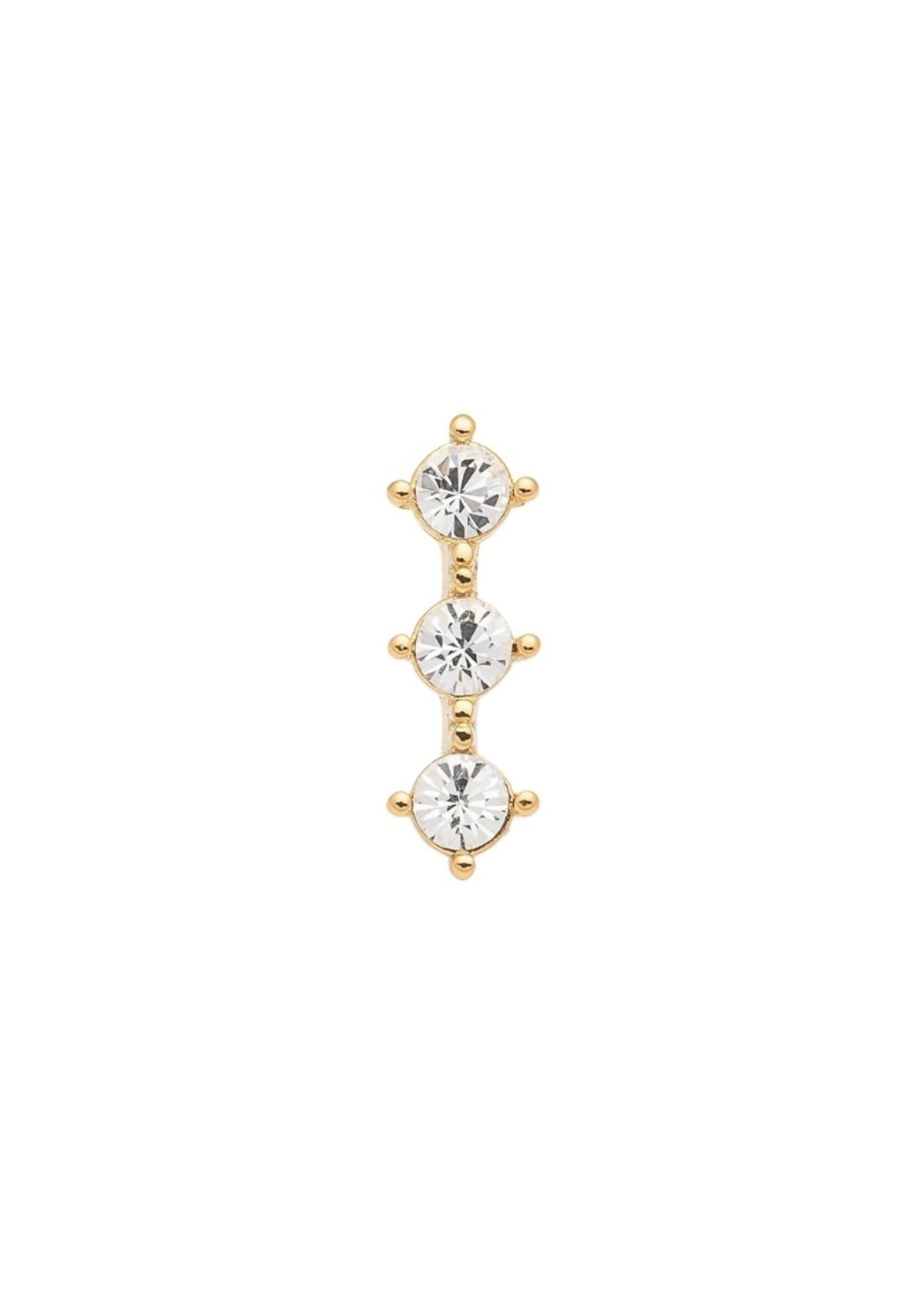 LULU Copenhagen 3 Crystals oorstud