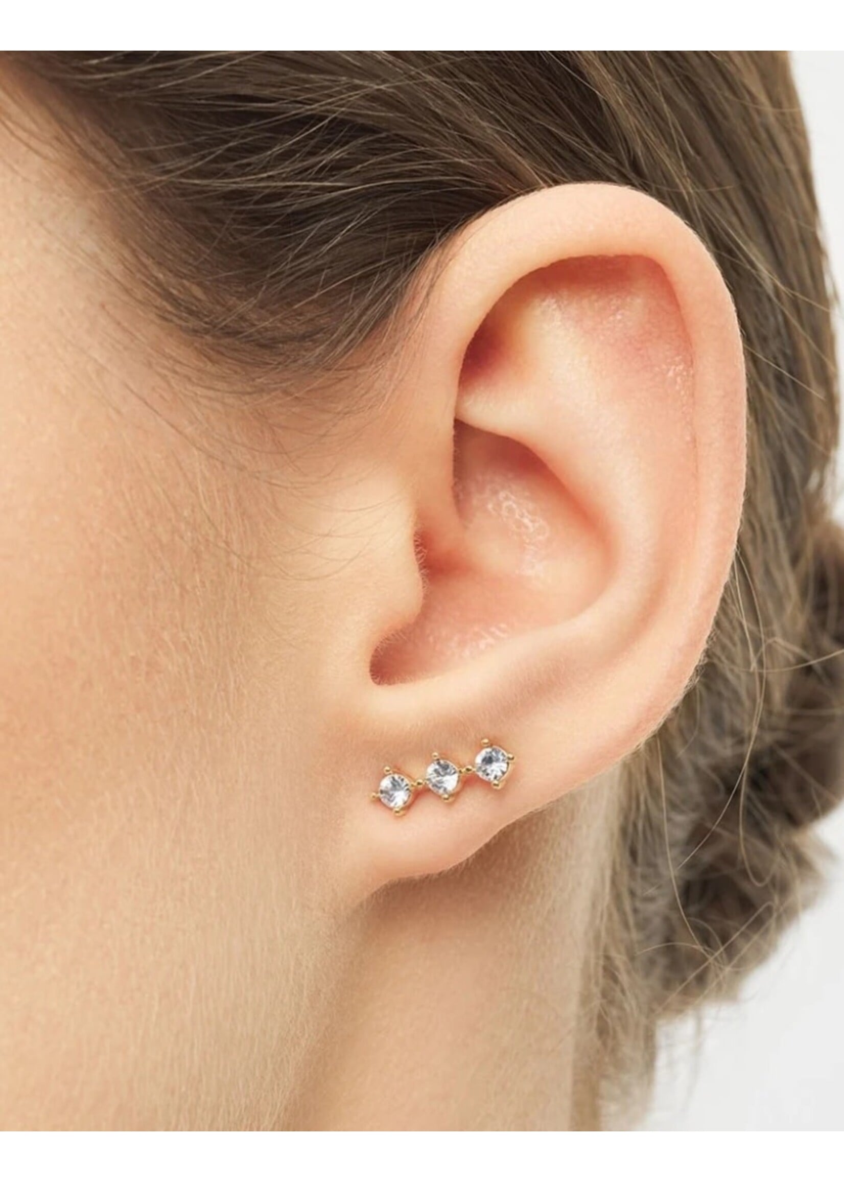 LULU Copenhagen 3 Crystals oorstud