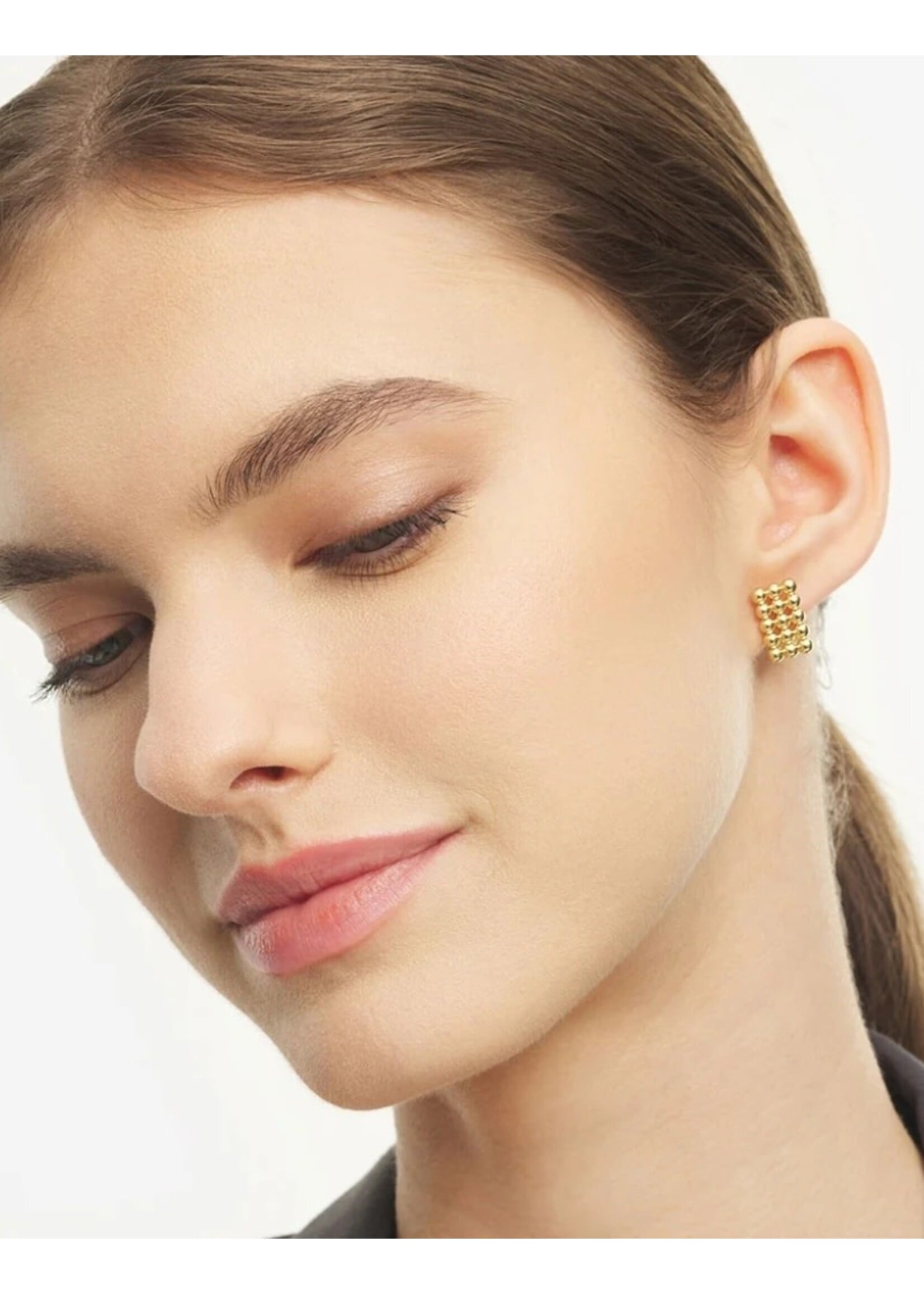 LULU Copenhagen Glamour oorstud - Gold