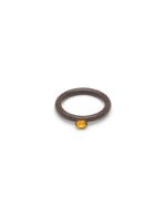 LULU Copenhagen Color Ring Crystal - Cocoa Powder - 55