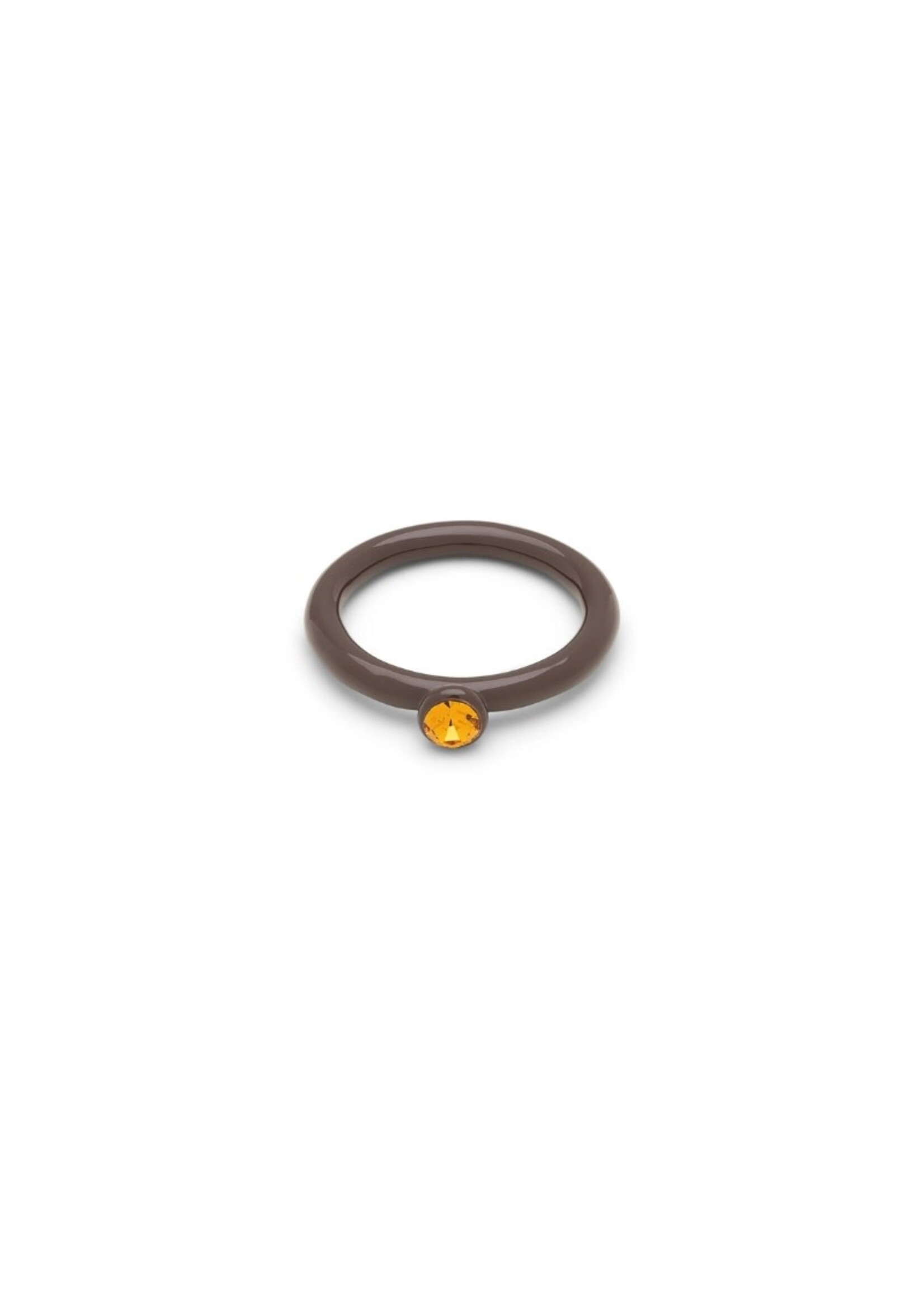 LULU Copenhagen Color Ring Crystal - Cocoa Powder - 55