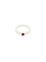 LULU Copenhagen Color Ring Crystal - Coconut Milk - 55