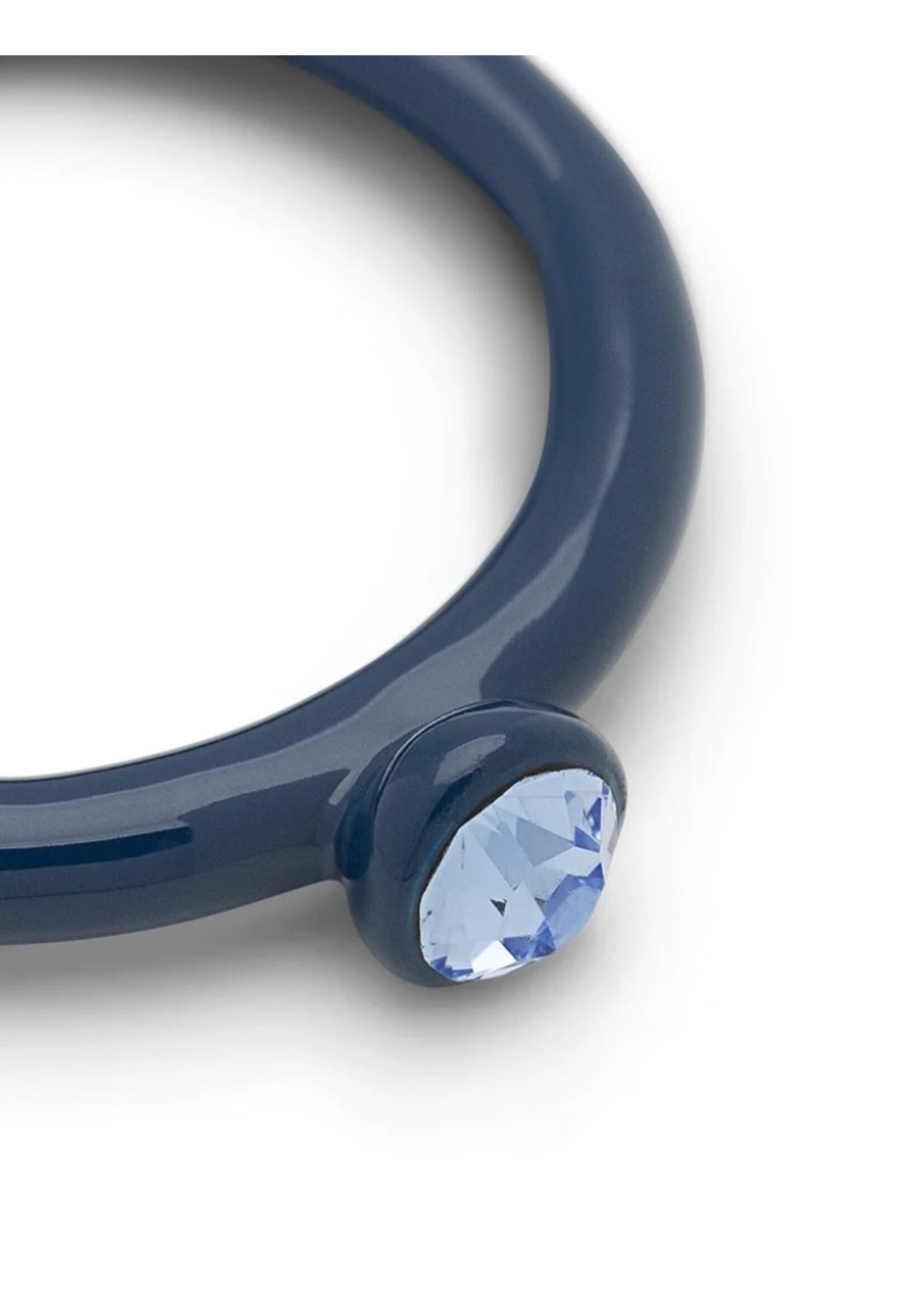 LULU Copenhagen Color Ring Crystal - Retro Dark Blue - 55