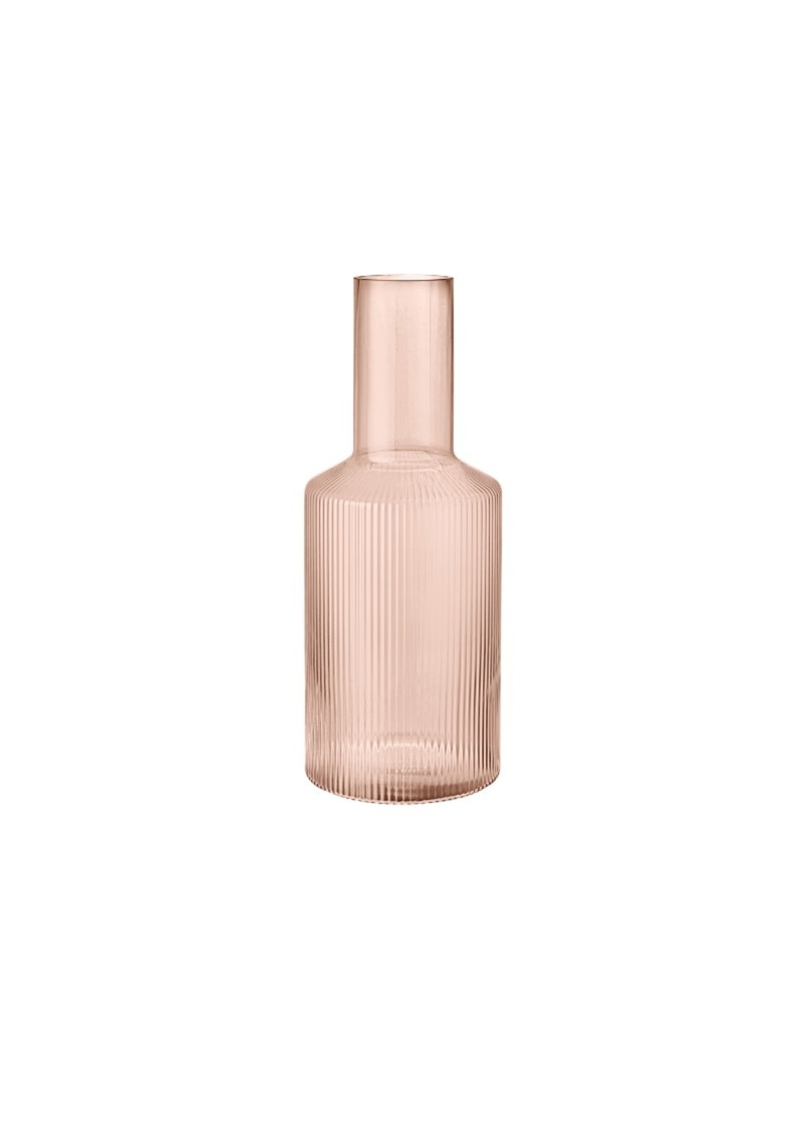 Ferm Living Ripple Carafe - Blush
