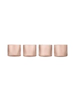 Ferm Living Ripple Low Glasses - Set of 4 - Blush