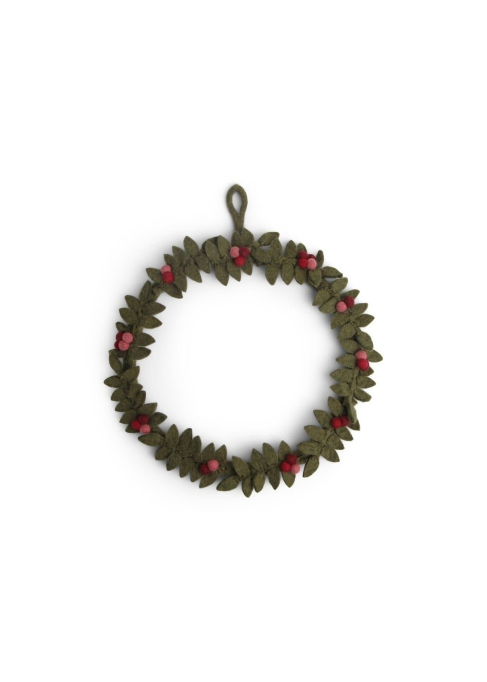 Gry & Sif Wreath with Red Berries