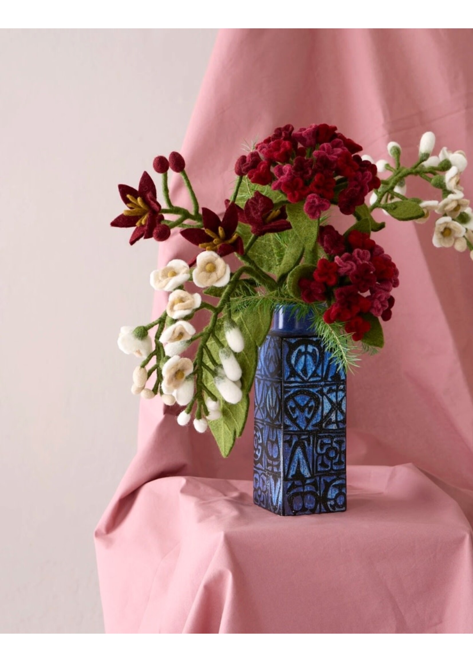Gry & Sif Nova Flower - Dark Red