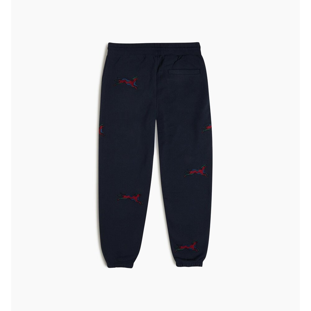 BY PARRA JUMPING FOX SWEAT PANTS NAVY BLUE JUMPING FOX SWEAT PANTS NAVY BLUE