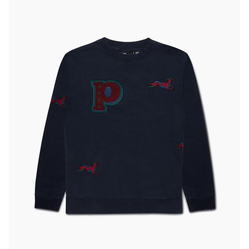 JUMPING FOX CREW NECK NAVY