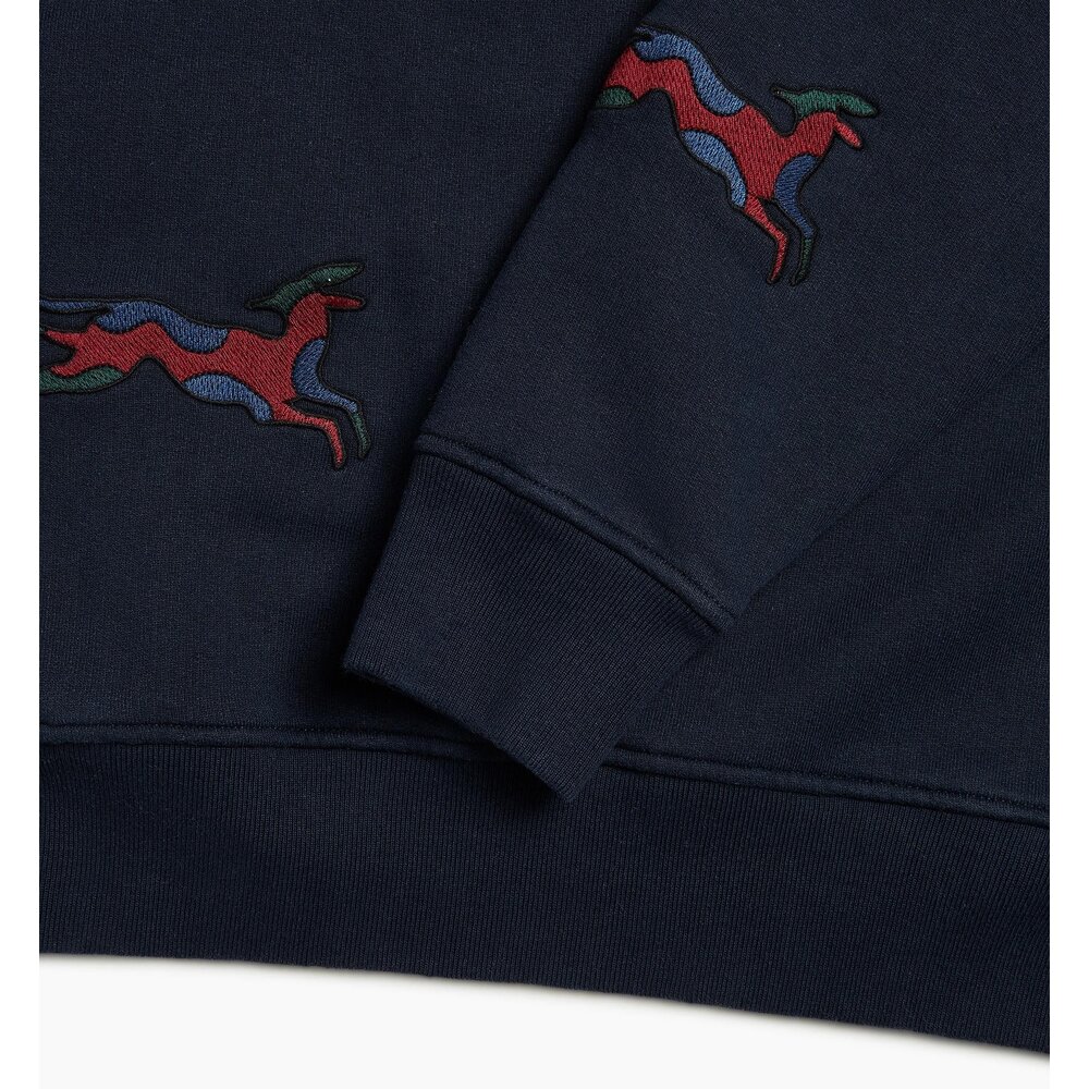 JUMPING FOX CREW NECK NAVY