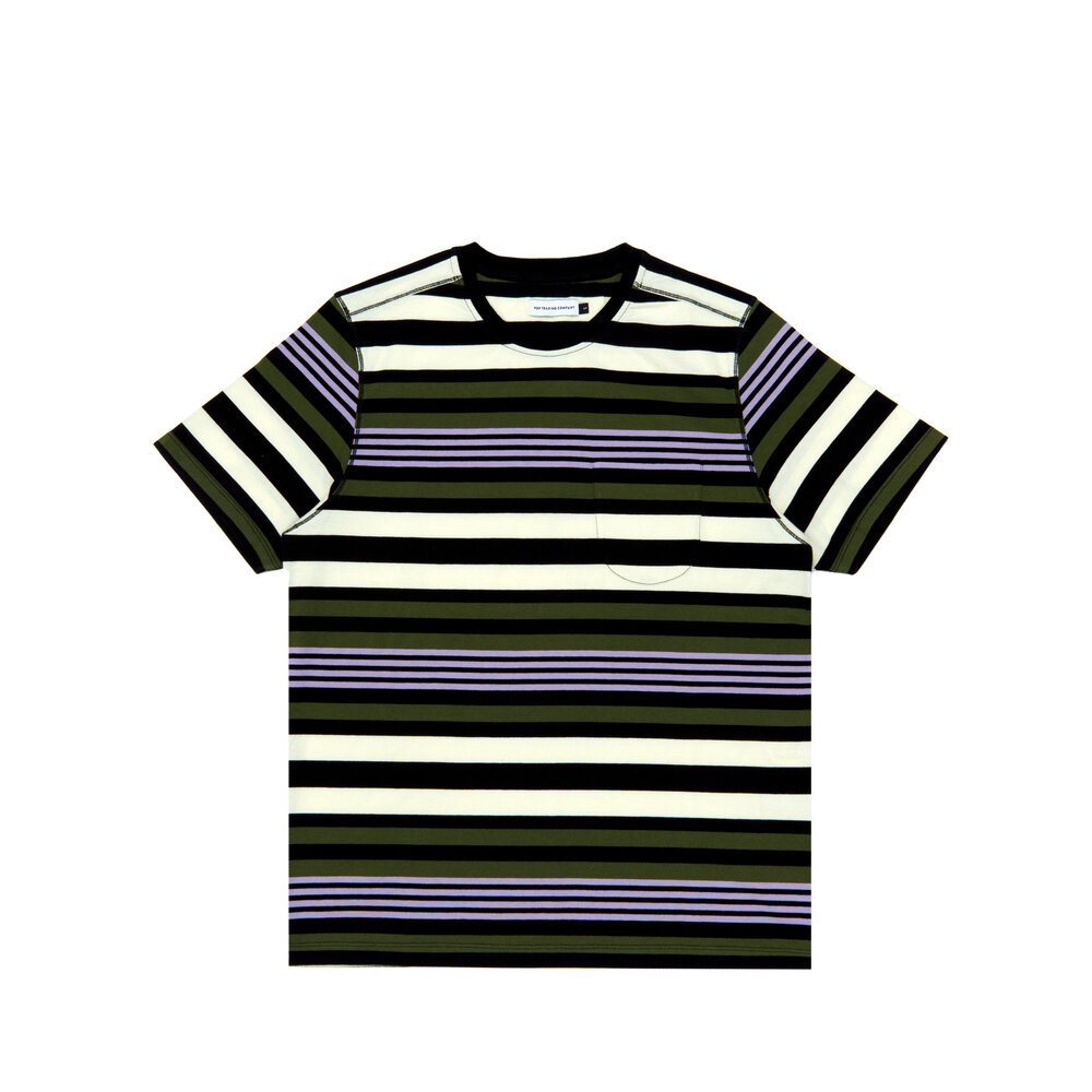 STRIPED POCKET T-SHIRT