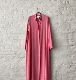 NUDE 1103515 Silk shirt Dress Pink