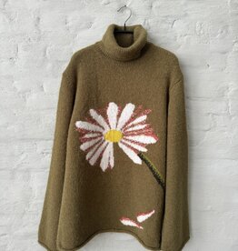 DOROTHEE SCHUMACHER Cozy Daisy Pullover Green