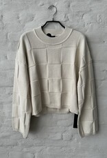 JOSEPH Crew Neck Textured Vichi Papyrus