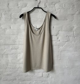 VINCE Relaxed Scoop Nk Tank Sepia