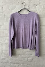 AMERICAN VINTAGE Ypa 02B T shirt ML Col Rond Amethyste Chine