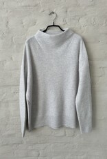 VINCE Boiled Funnel Nk Pullover H Platinuw