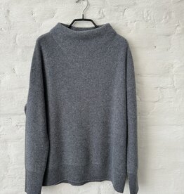 VINCE Boiled Funnel Nk Pullover H Graphit